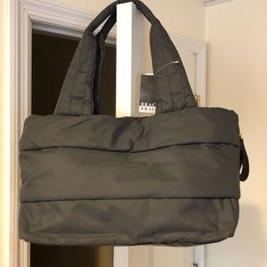 Puffer Grey Handbag